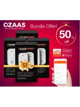 OZAAS Wi-Fi SMART Plug 4 Pack Combo, Works with Alexa