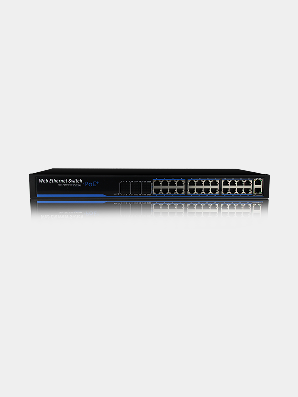 Switch with 24-Port POE