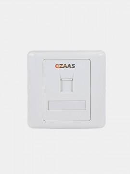 Single Port Network Faceplate