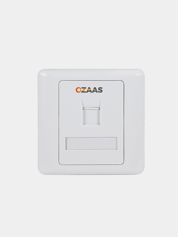 Single Port Network Faceplate