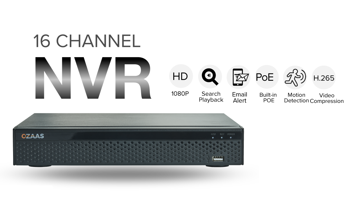 16ch NVR Recorder